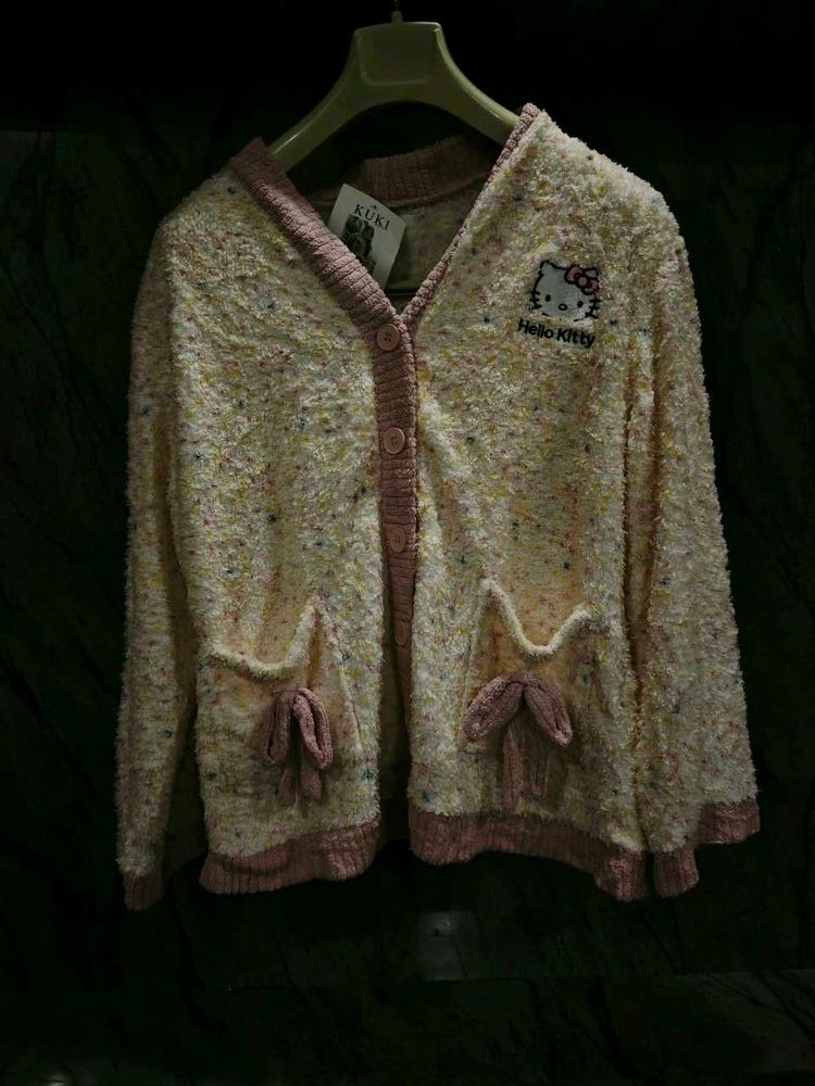 Cute Hello Kitty Cozy Cardigan