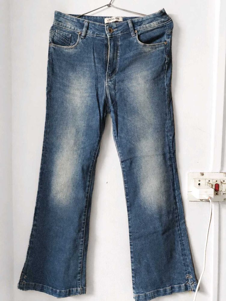 Blue Flare Jeans combo