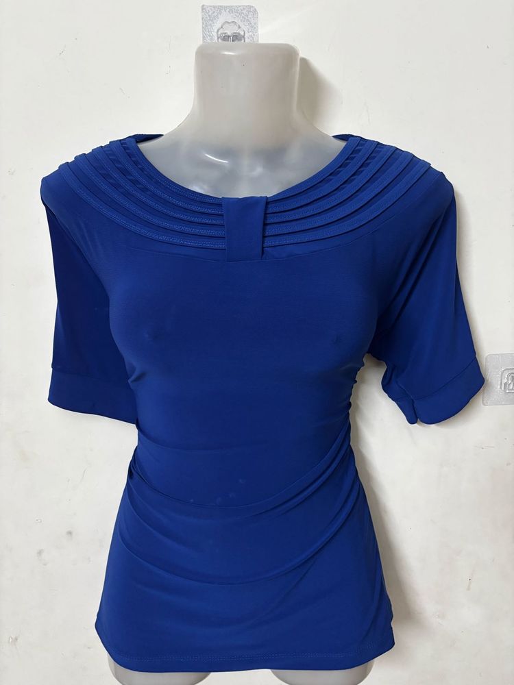 Elegant Blue Top