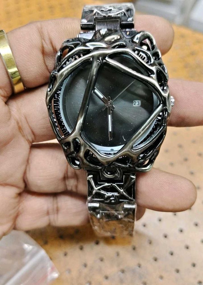 Unique Metal Skeleton Watch