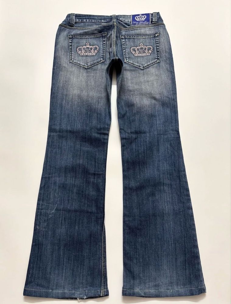 VICTORIA BECKHAM low rise flared Y2K grail jeans