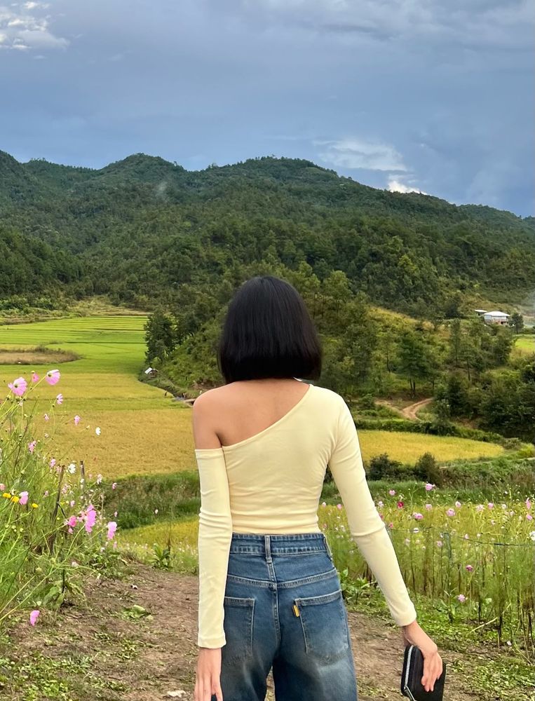 Asymmetrical Yellow Top