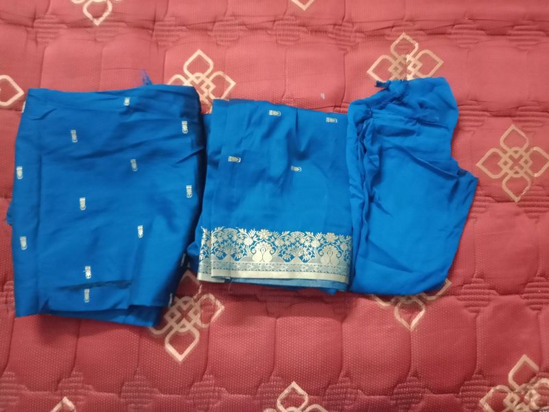 Suit Plazo Dupatta With Set