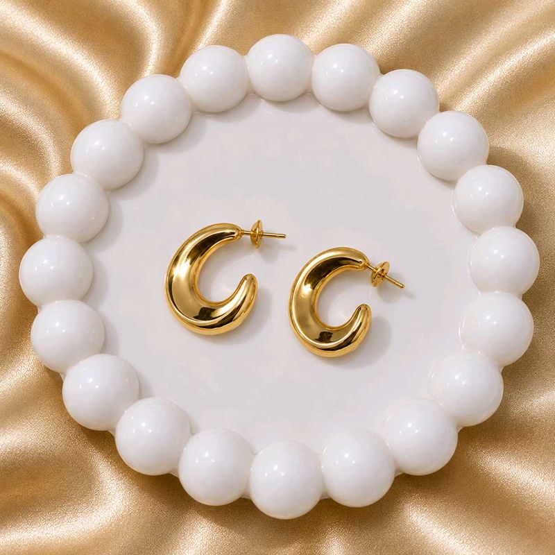 Golden Moonrise Earrings