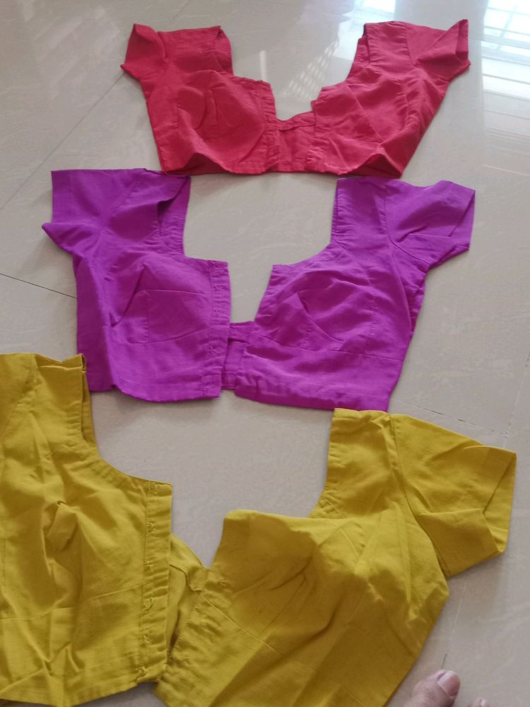 Stitch Blouse Combo Of 3
