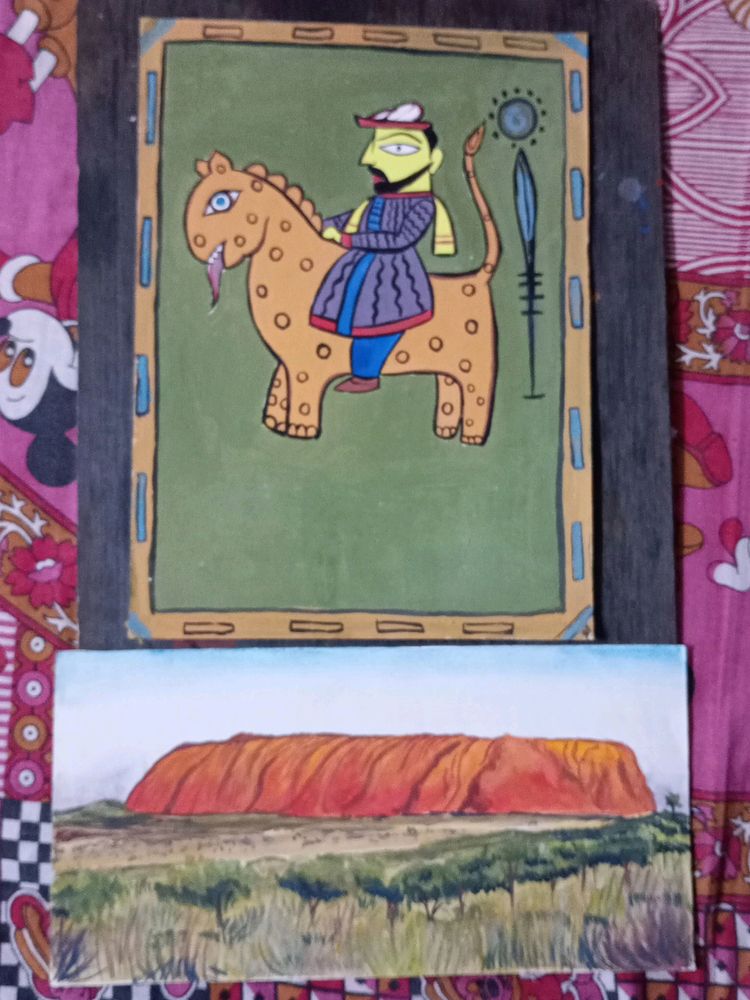 2 Combo Paint King On The Horse &amp; Mountain