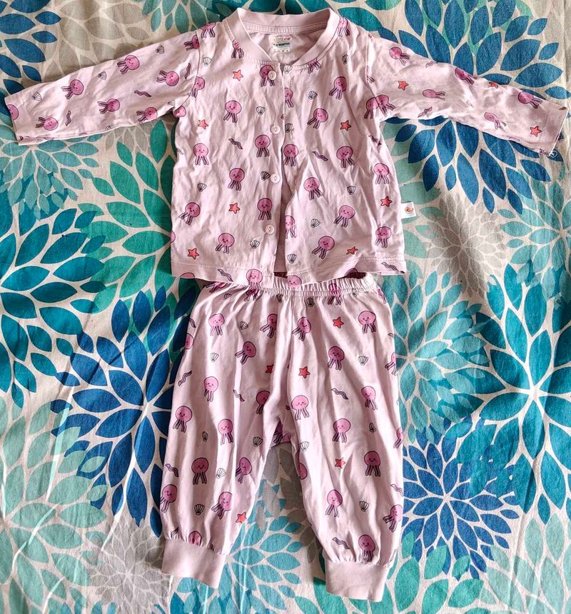 Adorable Pink Pajama Set