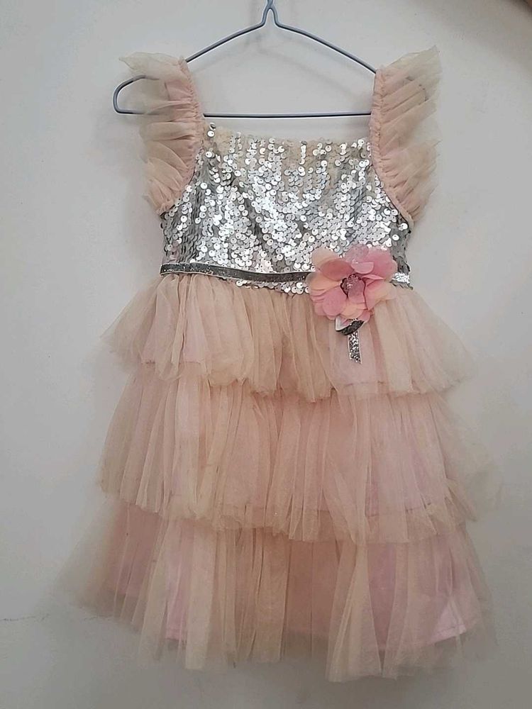 Sparkly Tiered Tulle Dress