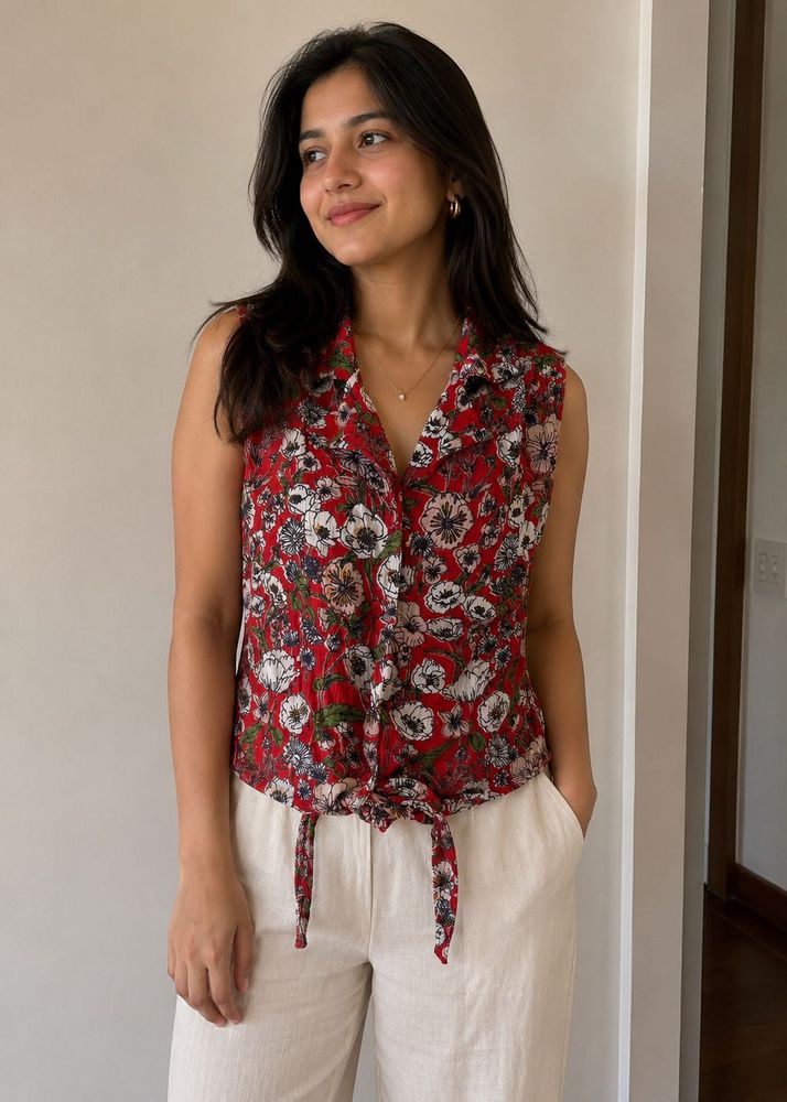 Floral Crop Top - S