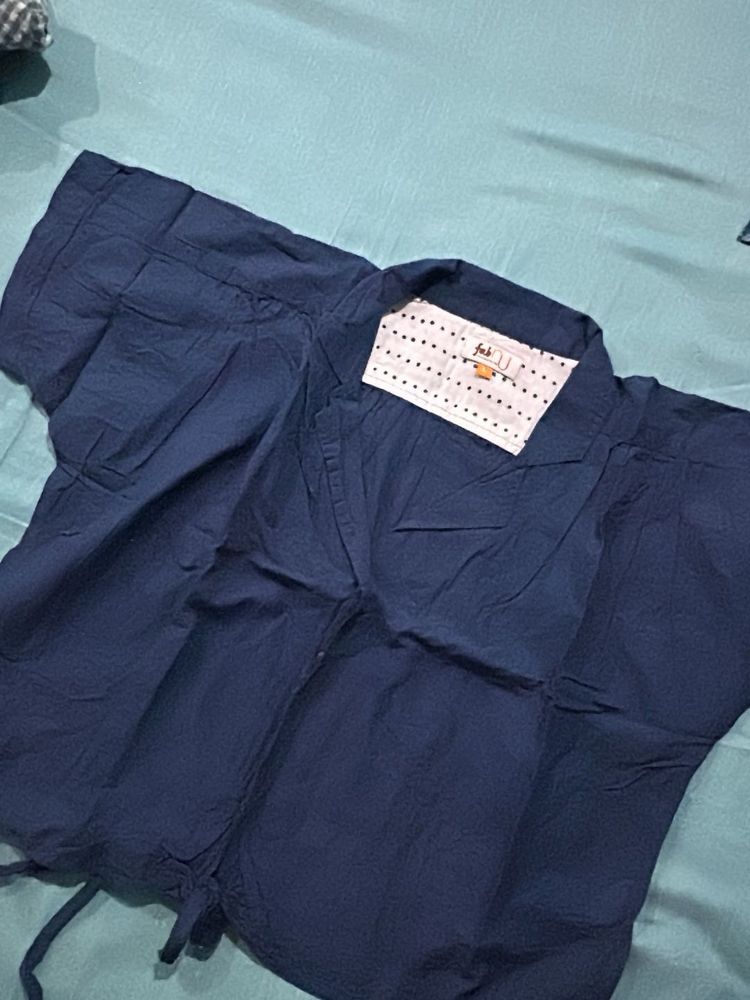 Classic Navy Blue Kurta