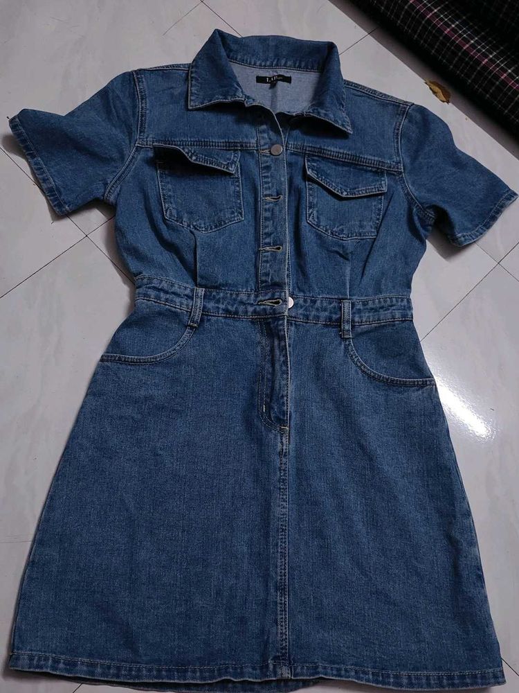 Denim Shirt Dress