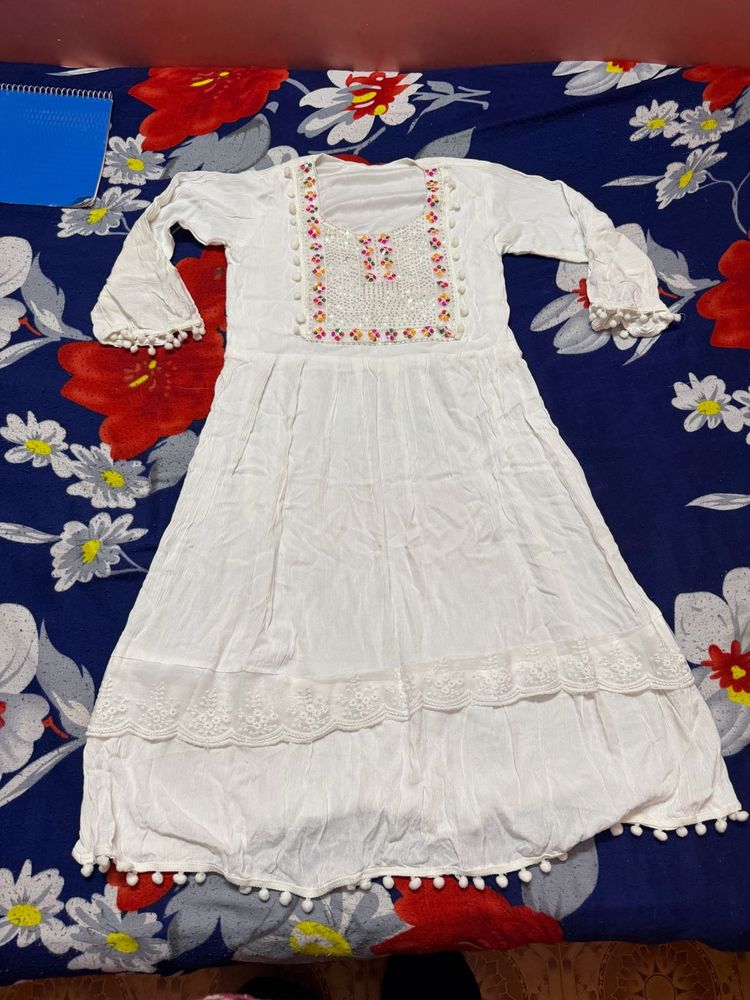 Elegant White Kurta