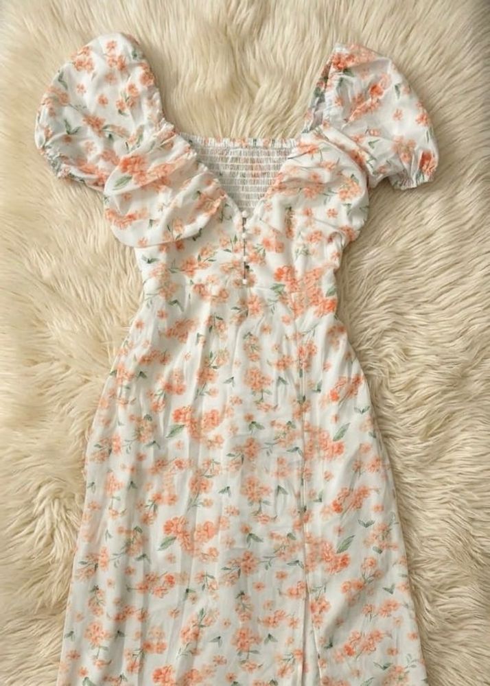 Floral Print Maxi Dress