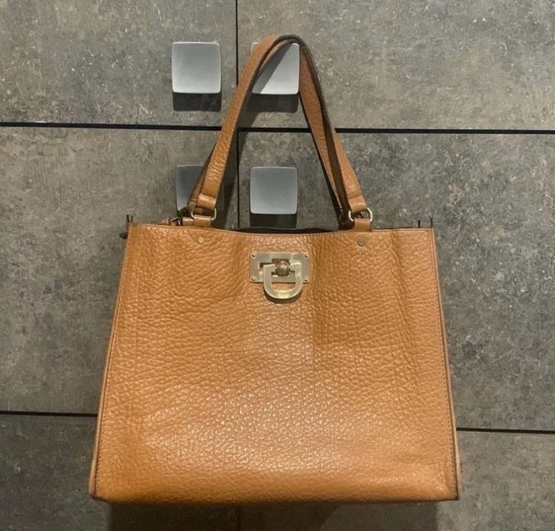 DKNY Leather Shopper XL Tote (Authentic)
