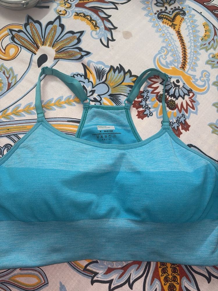 Blue Ombre Sports Bra