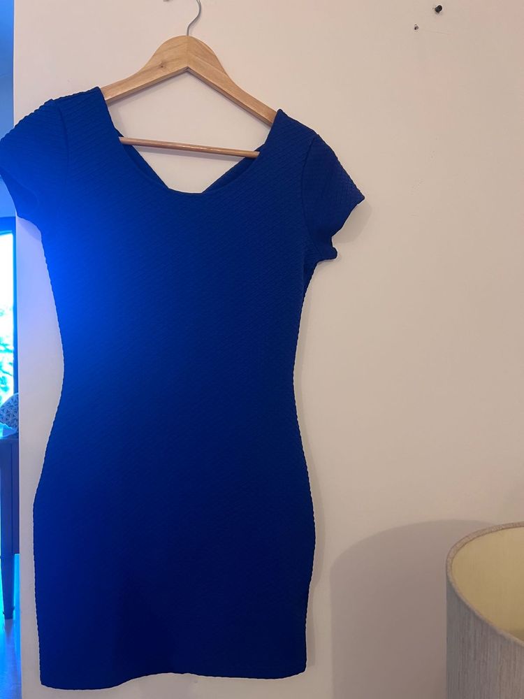 Vibrant Blue Bodycon Dress