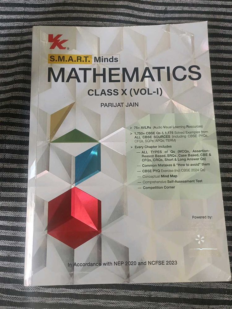 Class 10 Mathematics Vol-1 Book