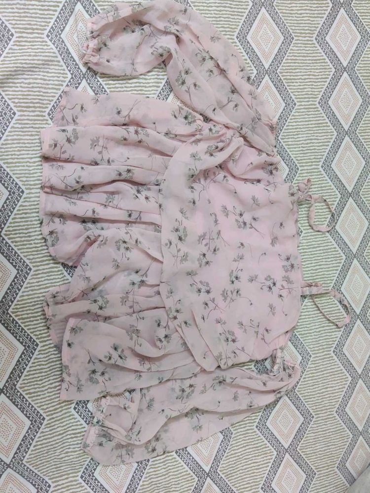 Pretty Floral Pink Mini Dress