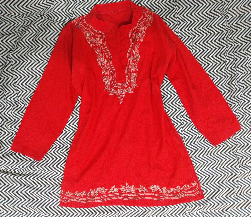 Embroidered Y2k Kurti Top
