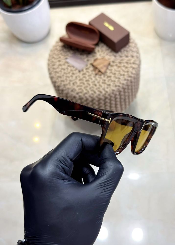 Tortoiseshell Sunglasses with Yellow Lenses