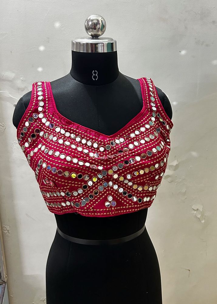 ✨Mirror Work Bakless Blouse✨