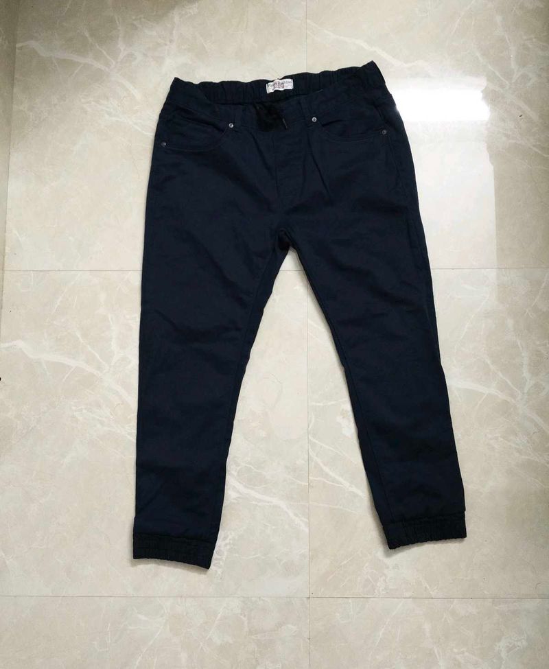 Flying Machine Men's Navy Jogger Pants