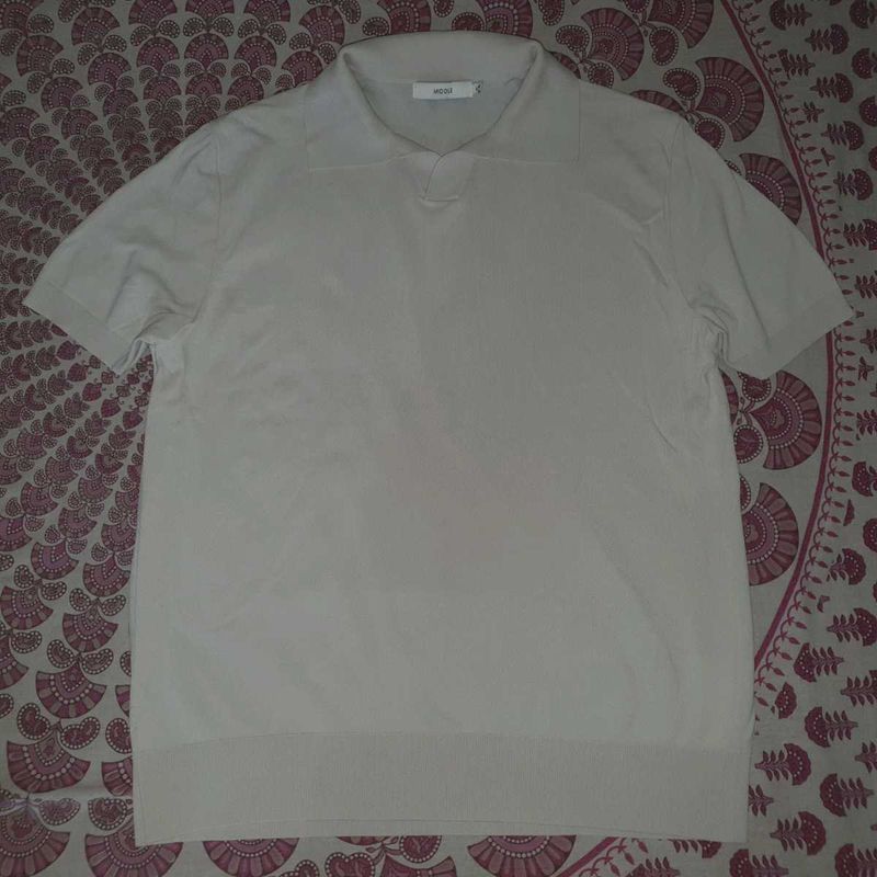 MIDDLE || Men's Solid Color Polo T-Shirt