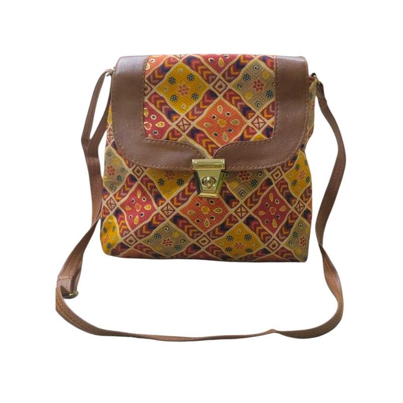 Boho Print Crossbody Bag