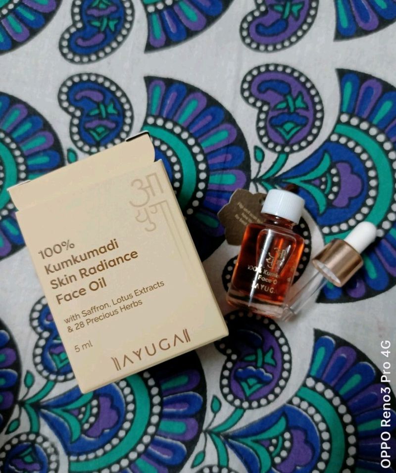 100% Kumkumadi Skin Radiance Face Oil