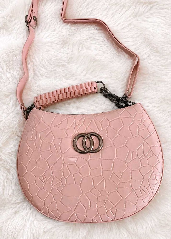 ❣️✨ Luxury Chic Pink Textured Crossbody Bag
