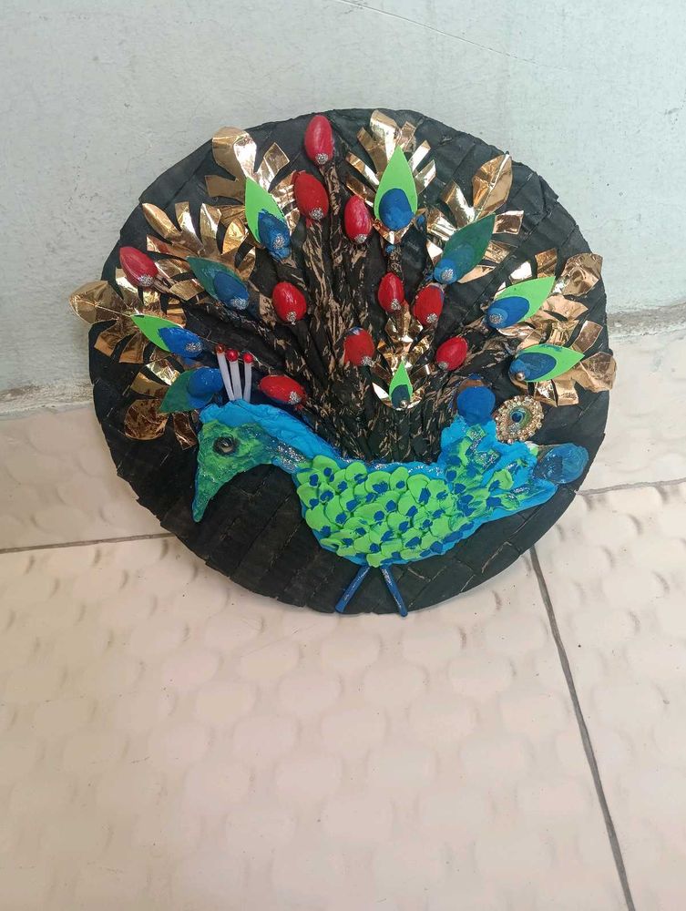 Handmade Peacock Wall Decor