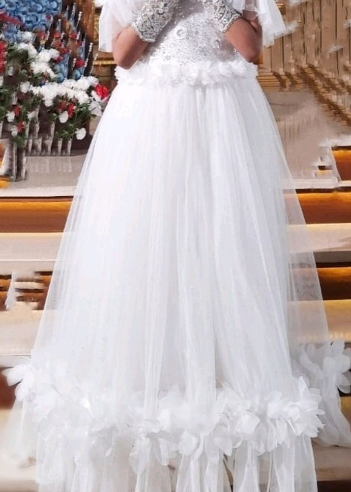 Girls White Gown
