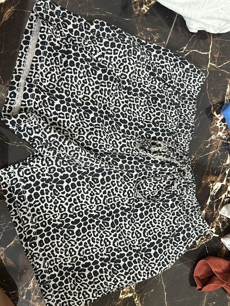 cheetha print shorts