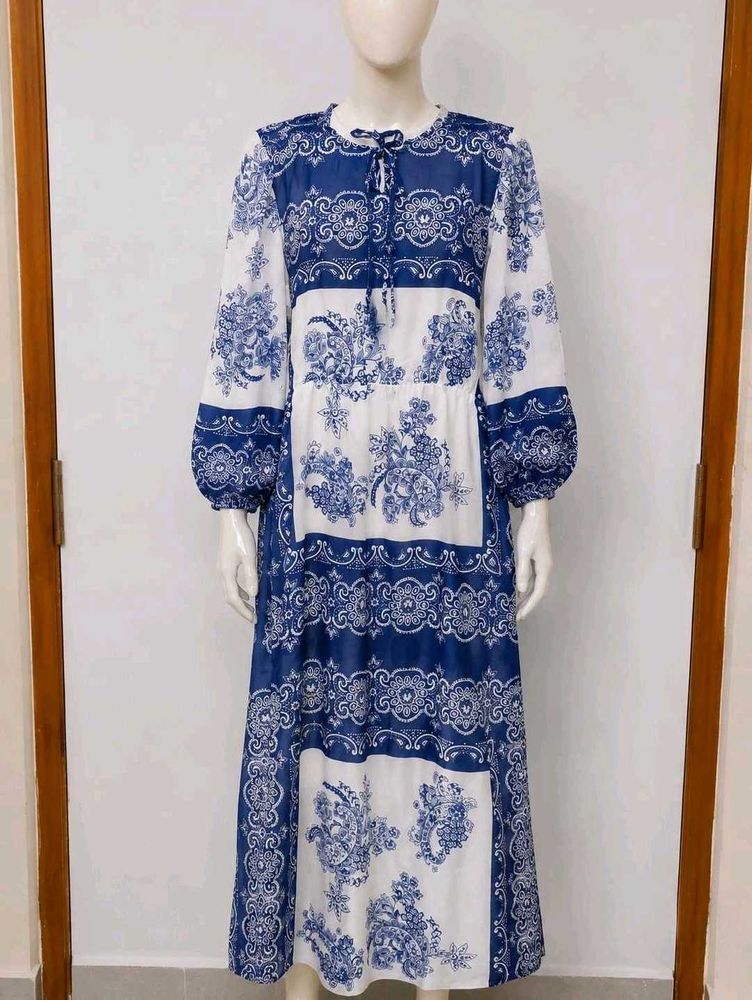 🎐Boho Blue &amp; White Outfit