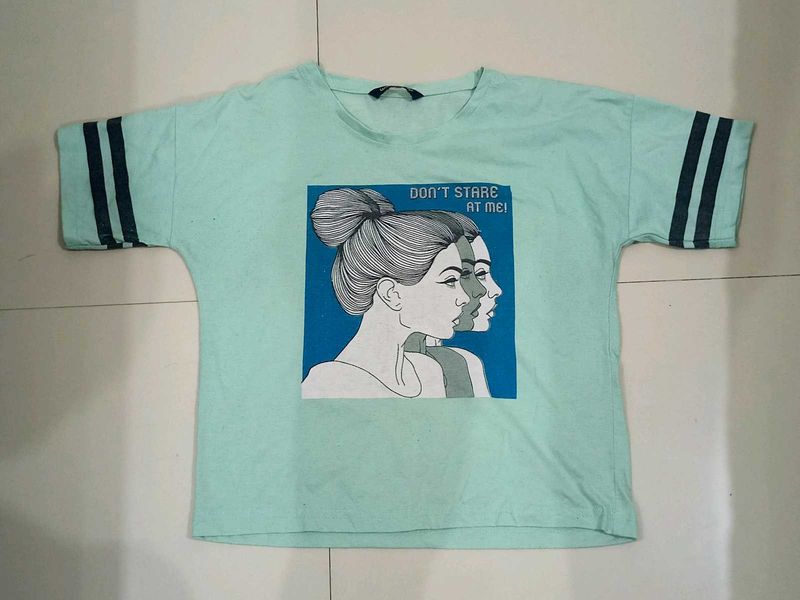 Graphic Print Oversized T-Shirt