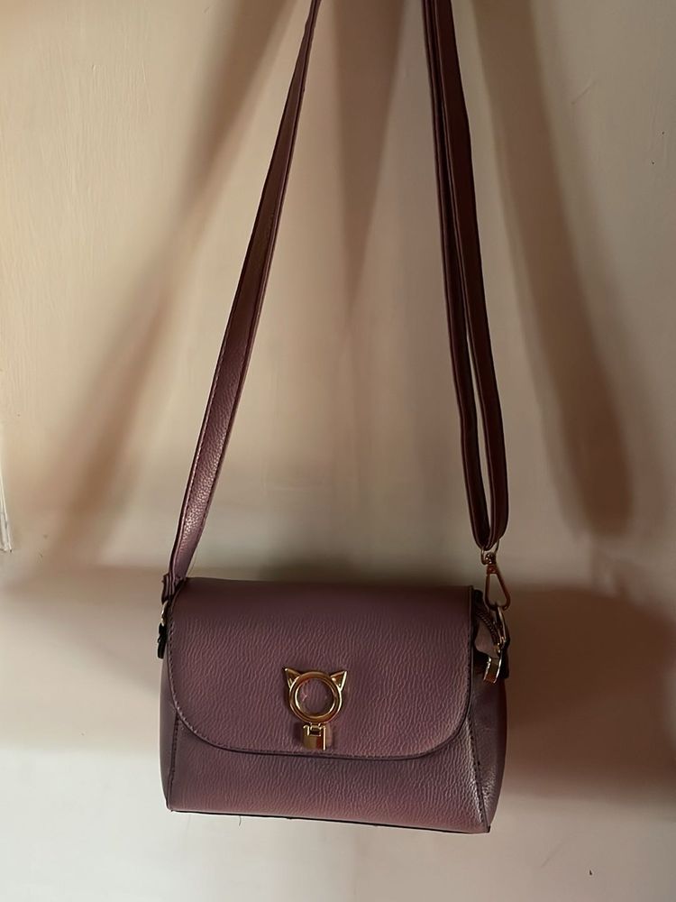 Cute Mauve Crossbody Bag