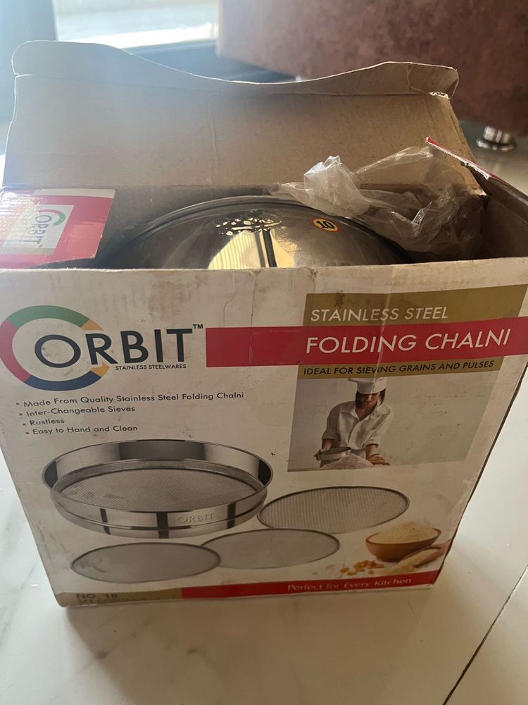 Orbit 4 in one STAINLESS STEELFOLDING CHALNI
