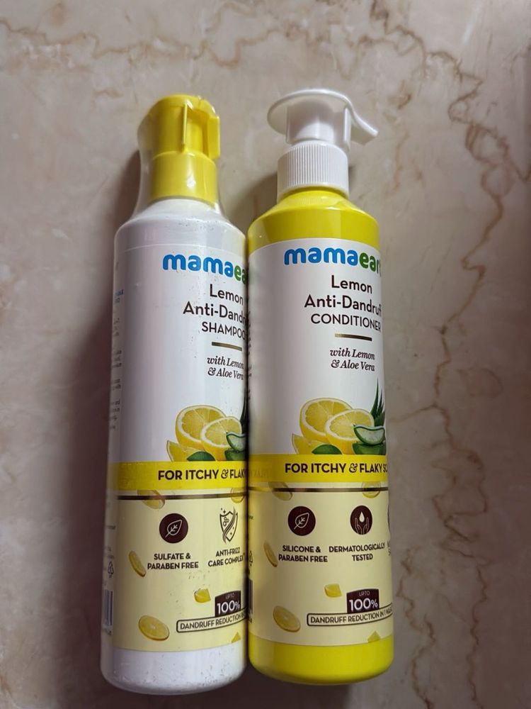 Mamaearth Anti-Dandruff Shampoo &amp; Conditioner