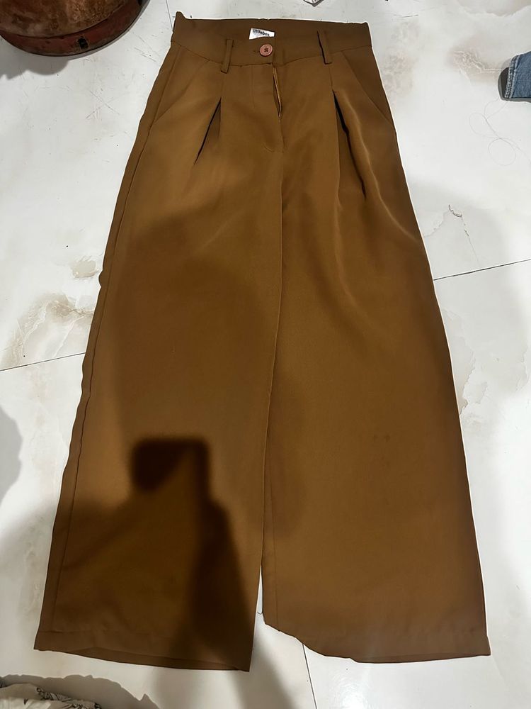 Package Deal 6 pcs Women's Brown Wide-Leg Pants