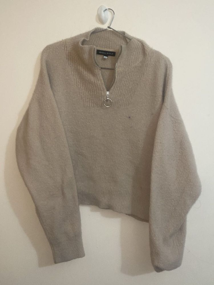 Cozy Quarter Zip Sweater