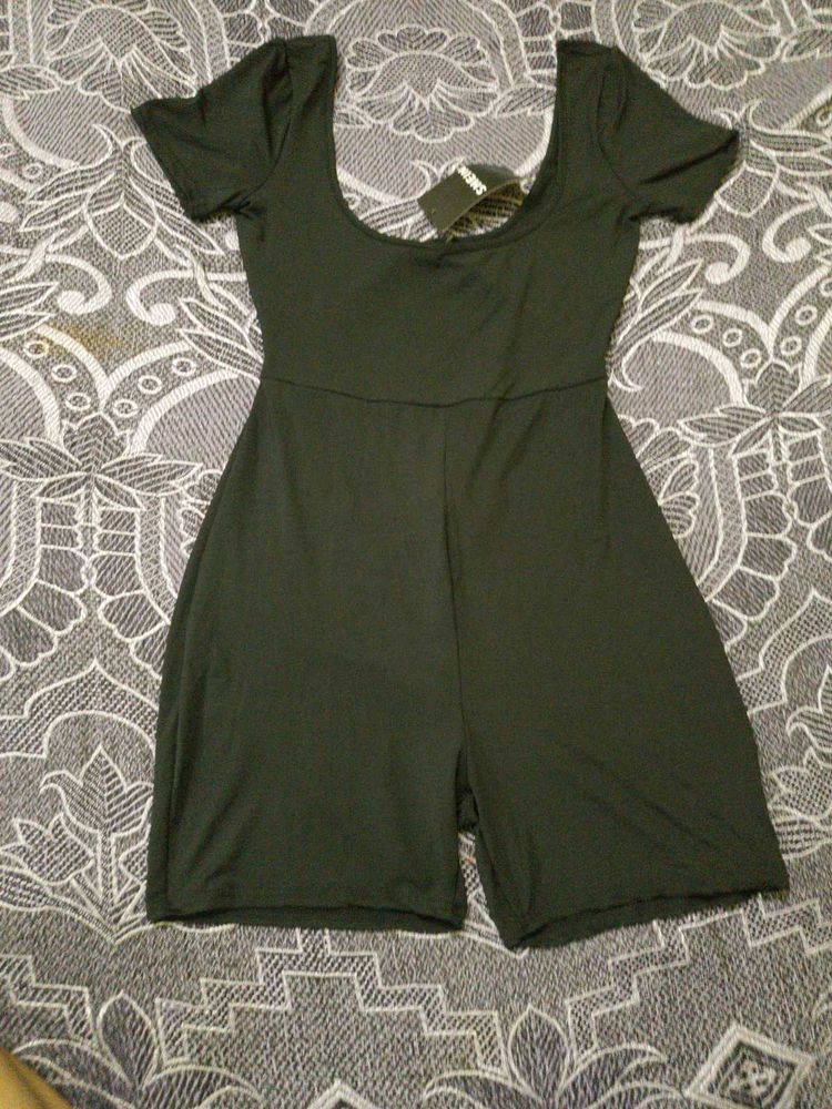 Women's Olive Green Jumpsuit