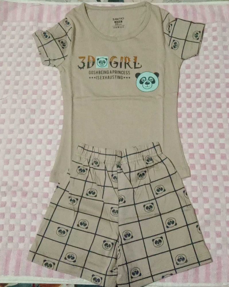 Cute Panda Pajama Set for Women