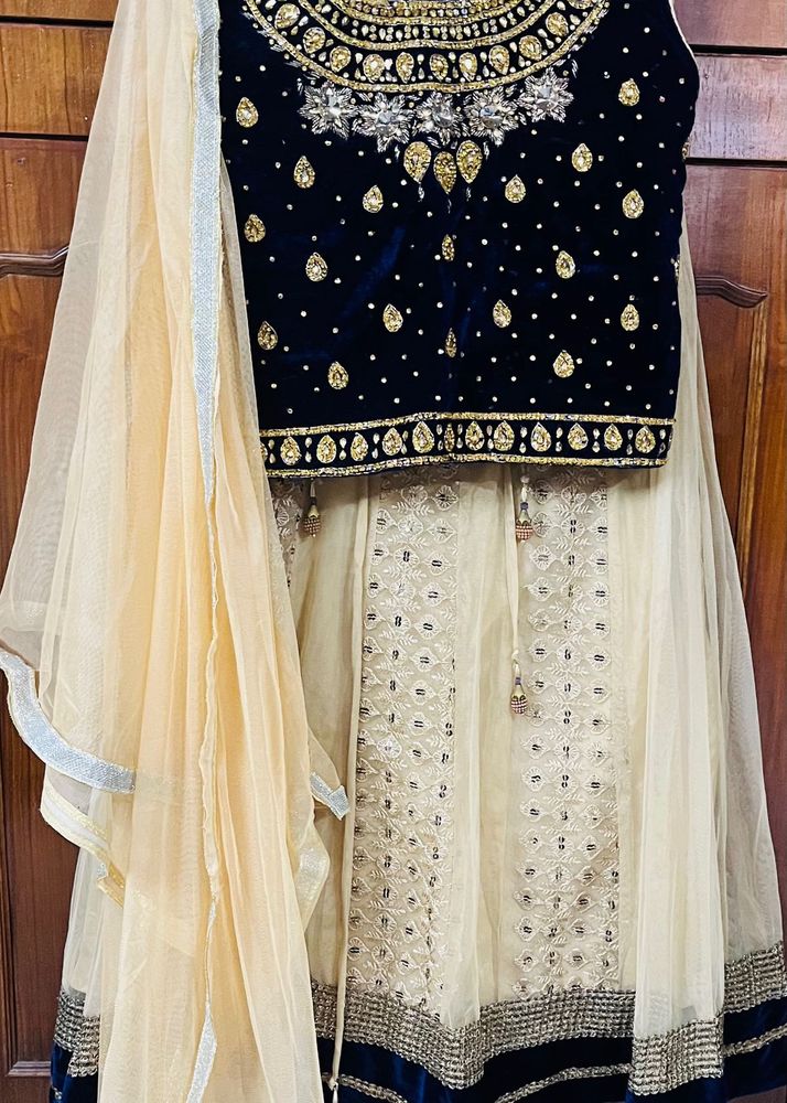 Girls Party Wear Lhga Choli With Dupatta Size 38