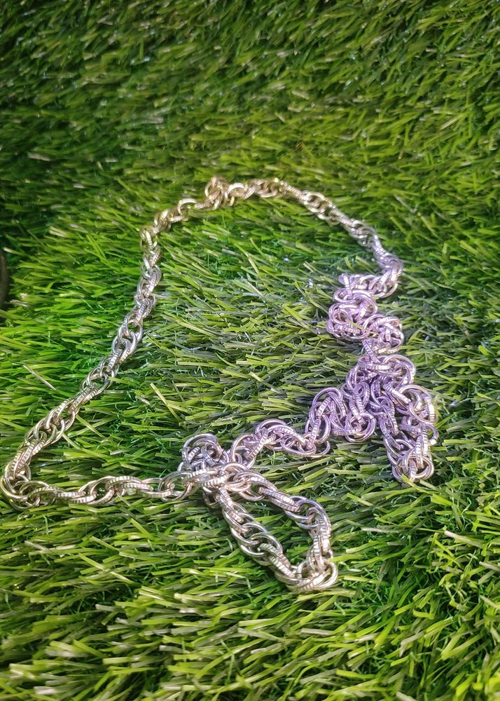 Silver Chain For Stud Look