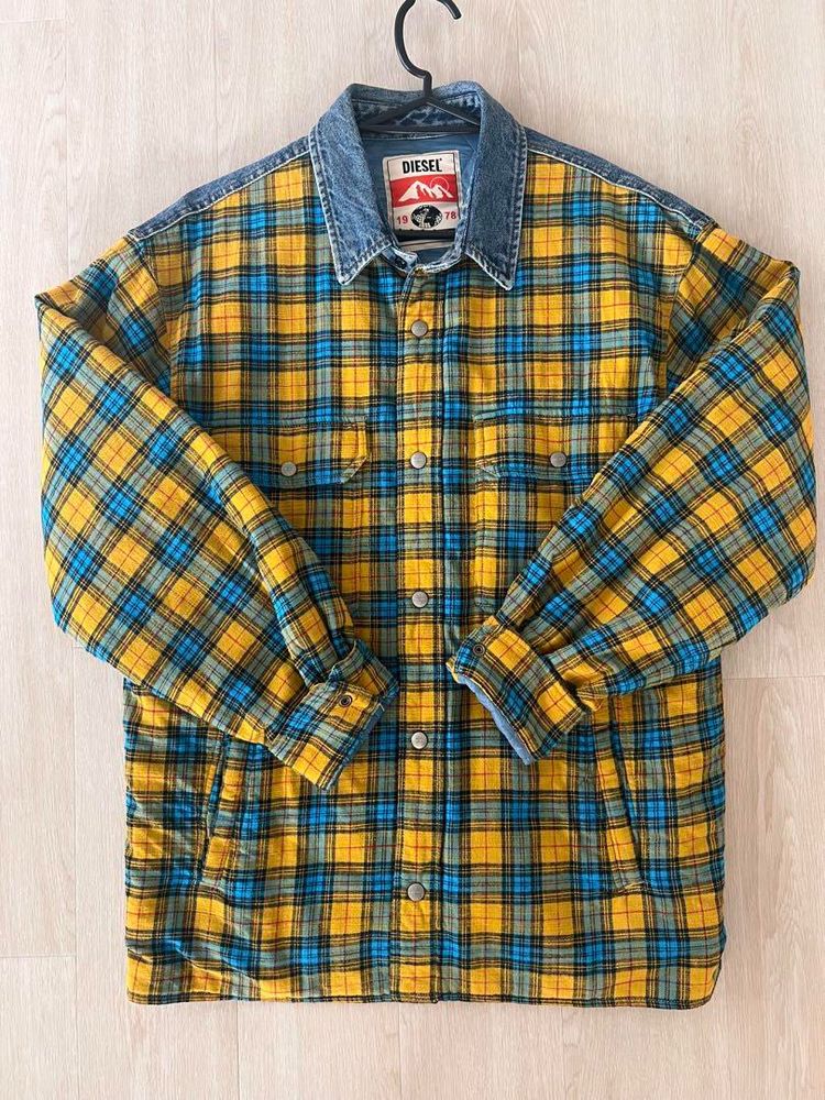 Vintage Diesel Flannel Denim Jacket