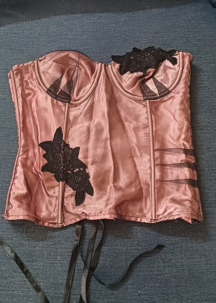 Y2K Asymmetrical Corset Top