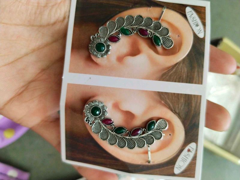 Designer Ethnic Ear Cuff Earrings