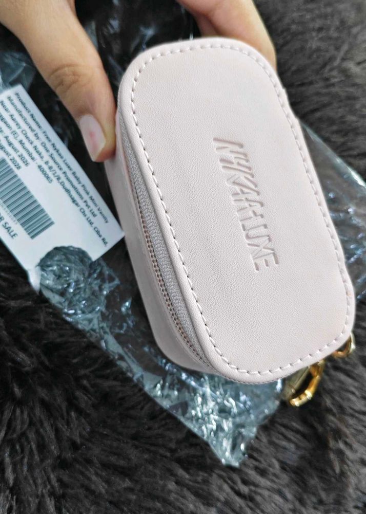 Nude Pink Makeup Pouch/Accessory Case