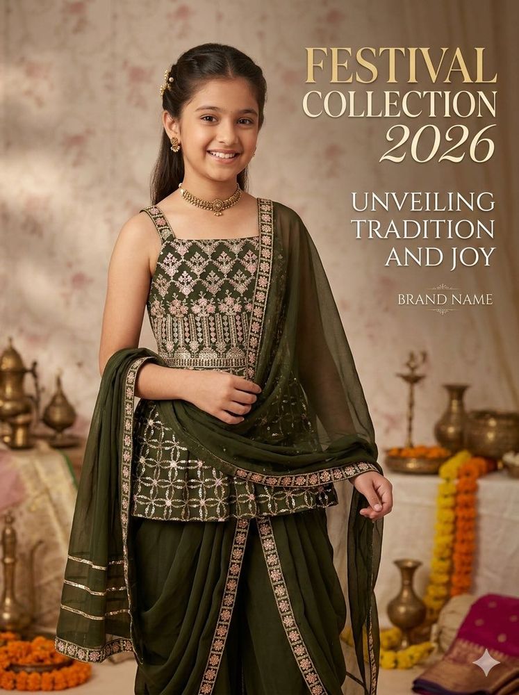 Elegant Olive Green Embroidered Kurta Set