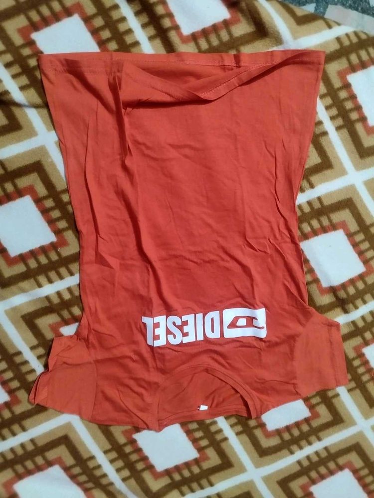 Orange and Grey T-Shirt